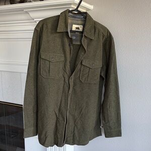 Dakota Grizzly Olive Green Men's Button up.